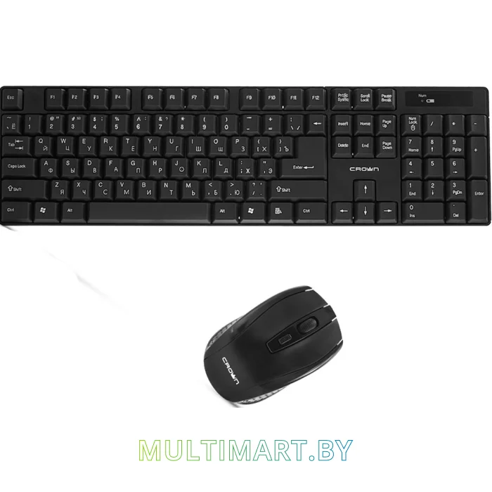 Комплект клавиатура + мышь CrownMicro CMMK-954W